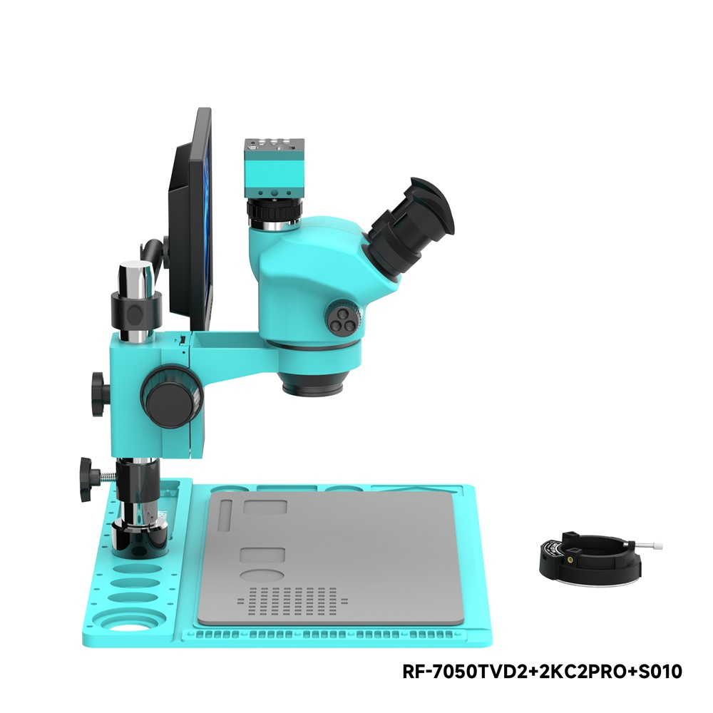 Mikroskop z monitorem i kamerą RF4 RF-7050TVD2 + 2KC2PRO + S010