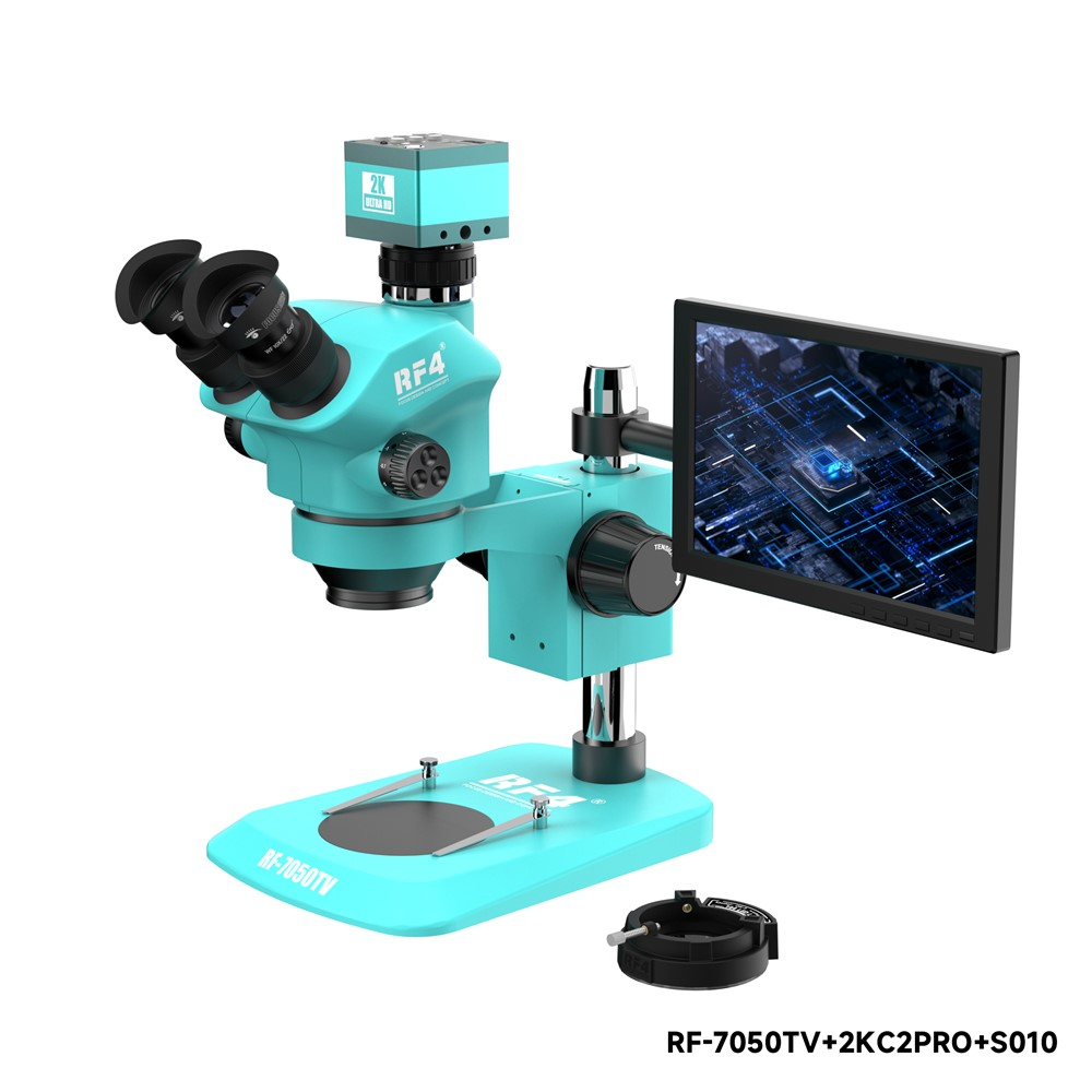 Mikroskop z monitorem i kamerą RF4 RF-7050TV + 2KC2PRO + S010