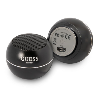 Przenośny Głośnik Bluetooth Guess, 3W, Czarny