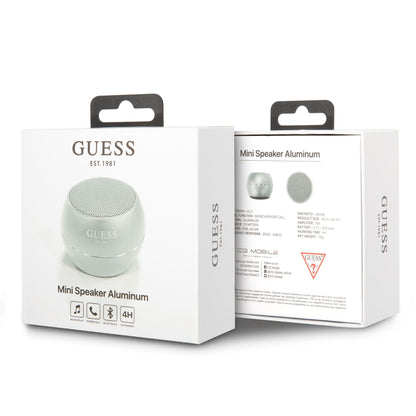 Przenośny głośnik Bluetooth Guess, 3W, Srebrny