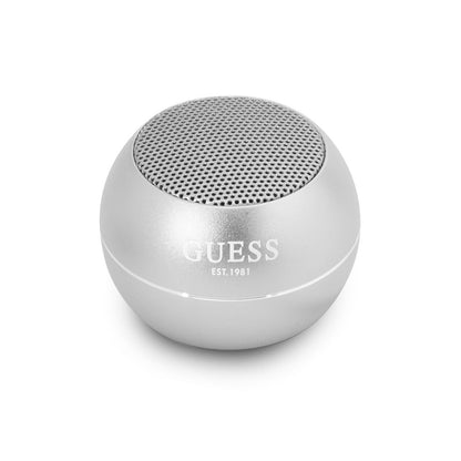 Przenośny głośnik Bluetooth Guess, 3W, Srebrny