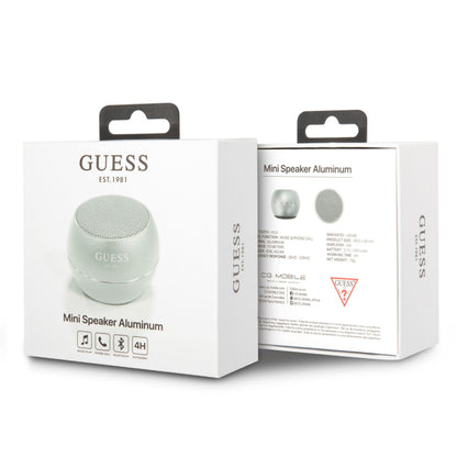 Przenośny głośnik Bluetooth Guess, 3W, Srebrny