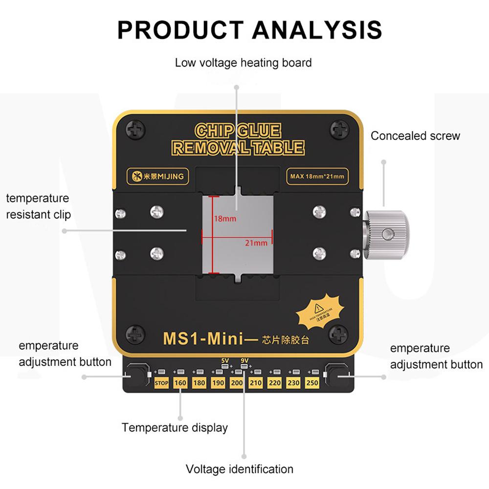 Płyta grzewcza CPU Mijing MS1 Mini