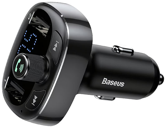 Baseus S-09 Modulator FM Bluetooth, 2 x USB-A - 1 x microSD 