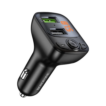 Borofone BC41 Eminency Bluetooth FM Modulator, 2 x USB-A - 1 x microSD