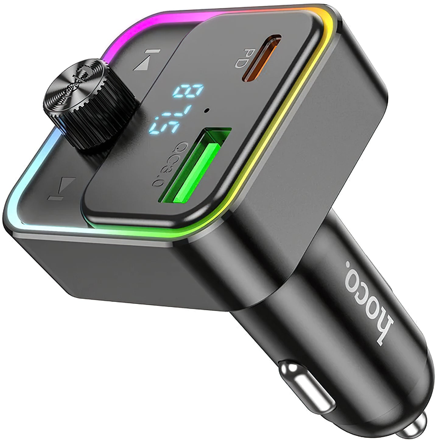 HOCO E81 Bluetooth FM Modulator, 1 x USB-A - 1 x USB-C