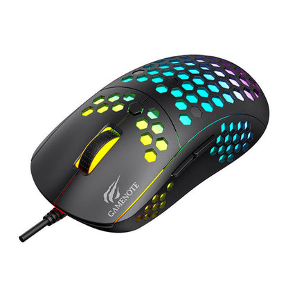 Mysz Gamingowa Przewodowa USB HAVIT MS1032, RGB, 800DPI - 6400DPI, Czarna