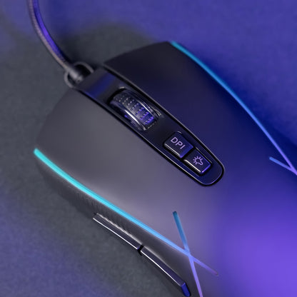 Mysz Gamingowa Przewodowa USB Proove Defiant, RGB, 7200DPI, Biała CMDE00000101