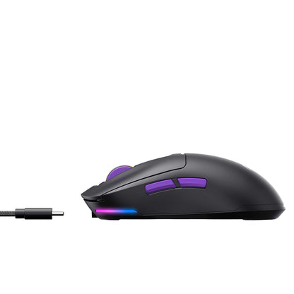 Mysz Gamingowa Bezprzewodowa HAVIT MS969WB, RGB, 1000DPI - 16000DPI, BT / Wi-Fi / Przewodowa, Czarna