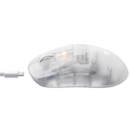 Mysz Gamingowa Bezprzewodowa HAVIT MS970WB Pro, 800DPI - 12000mAh, Przezroczysty Biały