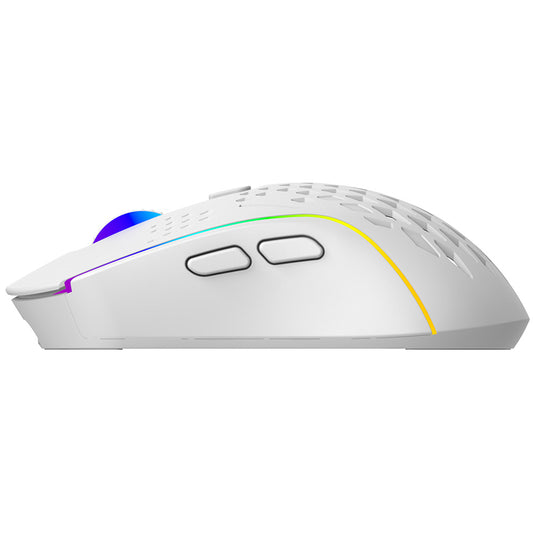 Mysz Gamingowa Bezprzewodowa Proove Buzz, RGB, 800DPI - 4800DPI, Biała WMBU00022402