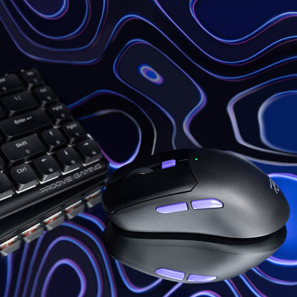 Mysz Gamingowa Bezprzewodowa Proove Everon, 800DPI - 10000DPI, Czarna WMEV00022001