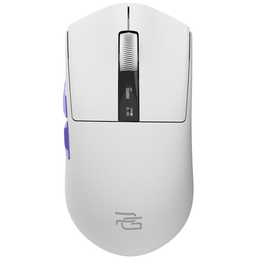 Mysz Gamingowa Bezprzewodowa Proove Jester, 800DPI - 26000DPI, Wyświetlacz OLED, Biała WMJS00022002