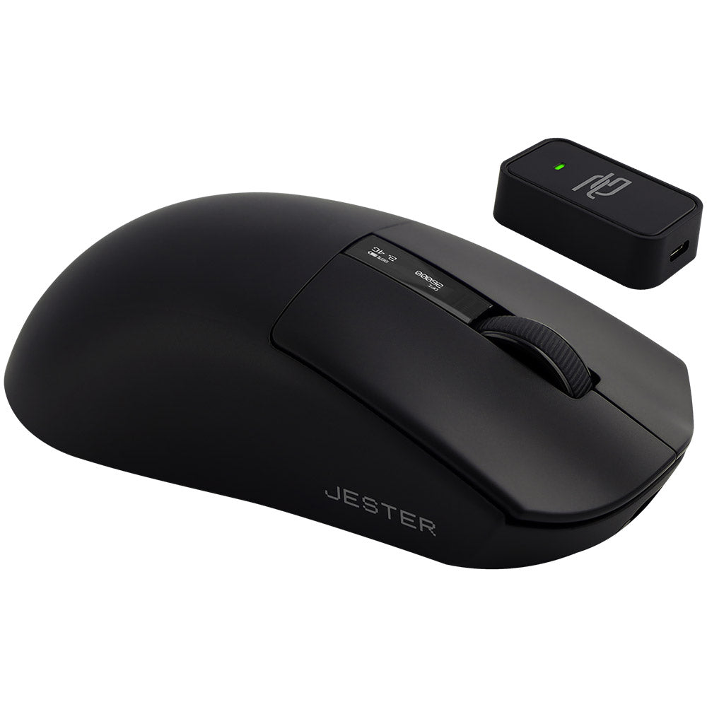 Mysz Gamingowa Bezprzewodowa Proove Jester, 800DPI - 26000DPI, Wyświetlacz OLED, Czarna WMJS00022001