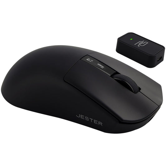 Mysz Gamingowa Bezprzewodowa Proove Jester, 800DPI - 26000DPI, Wyświetlacz OLED, Czarna WMJS00022001