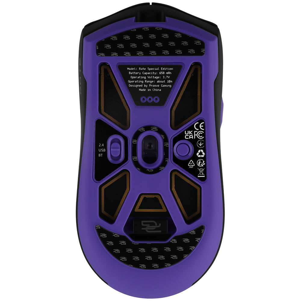 Mysz Gamingowa Bezprzewodowa Proove Rate Special Edition, 800DPI - 12000DPI, Czarna CMRTWRS03001