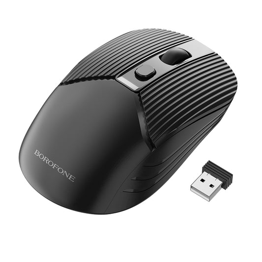 Mysz bezprzewodowa Borofone BG5, 1600DPI, Czarny