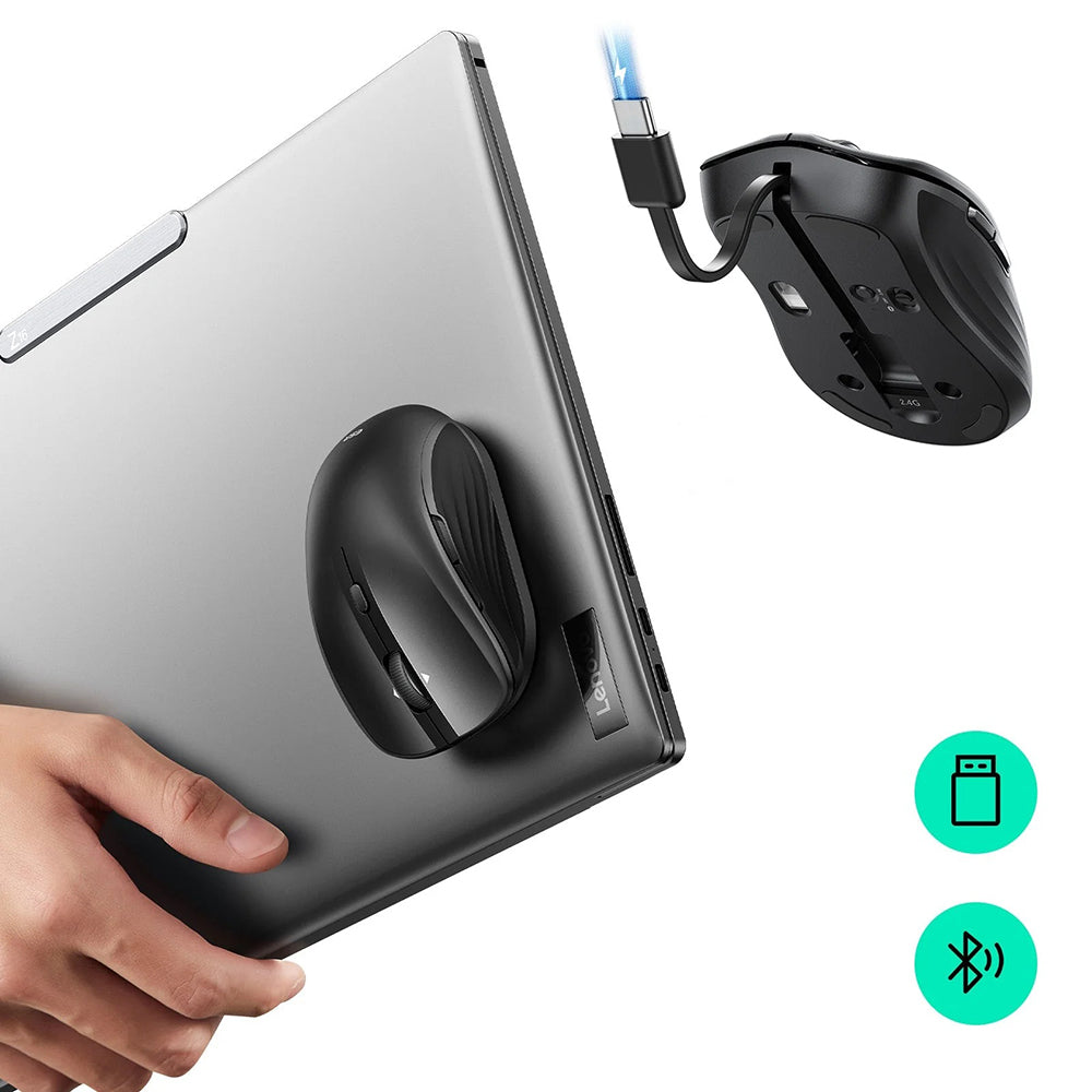 Mysz bezprzewodowa ESR MagMouse, 800DPI - 4800DPI, BT / Wi-Fi, Czarny