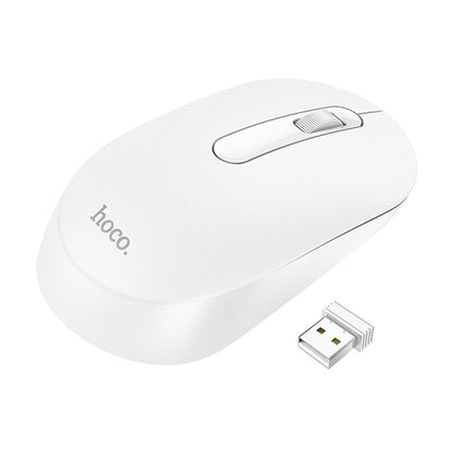HOCO GM14 Wireless Mouse, 1200DPI, White