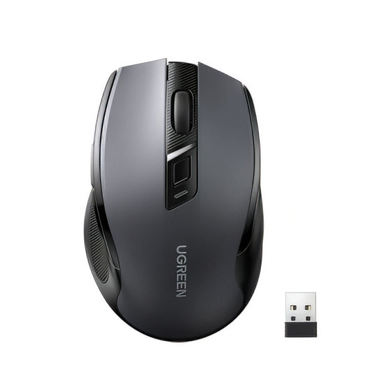 Mysz bezprzewodowa UGREEN MU006 (90855), 4000DPI, BT / Wi-Fi, Szara