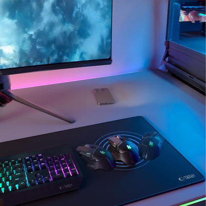 MousePad Tech-Protect A100, 100mm x 500mm, Czarny