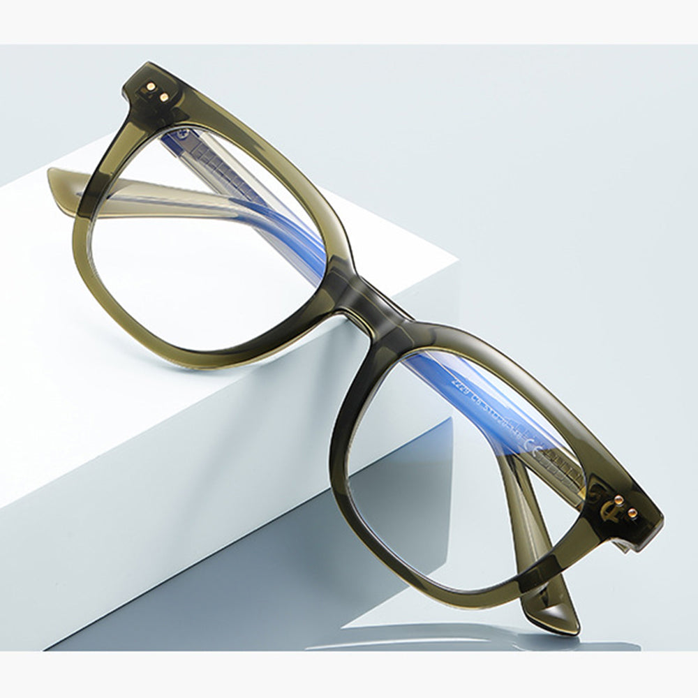 Okulary Komputerowe Męskie Techsuit 2229, Anti-Blue Light, Szare