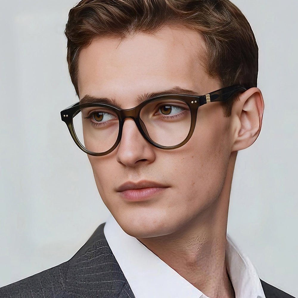 Okulary Komputerowe Męskie Techsuit 2231, Anti-Blue Light, Czarne