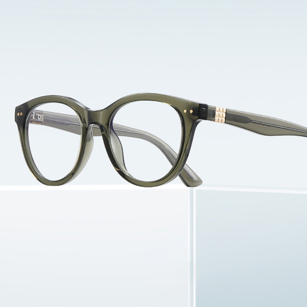 Okulary Komputerowe Męskie Techsuit 2231, Anti-Blue Light, Zielone