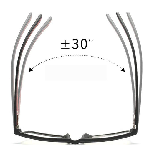 Okulary komputerowe męskie Techsuit F2388, antyniebieskie, czarne