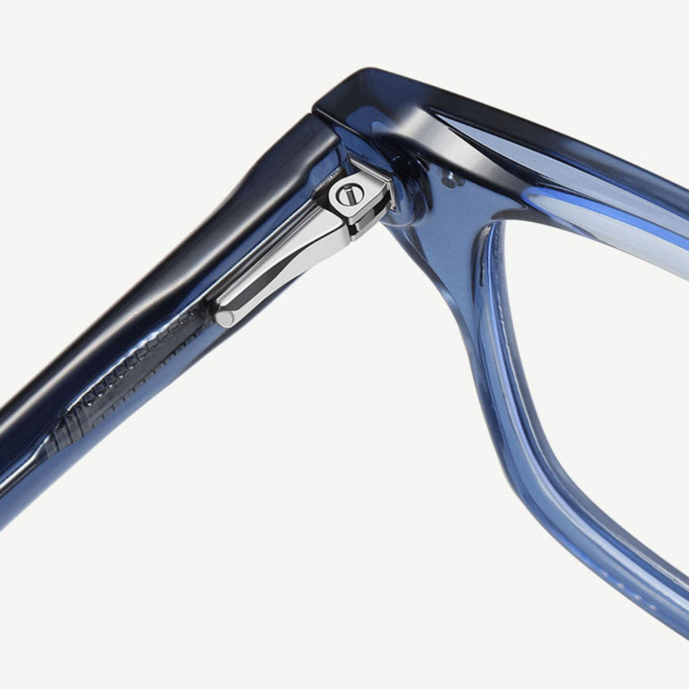 Men's Computer Glasses Techsuit LS084, Anti-Blue Light, Black Transparent