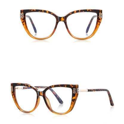 Okulary Komputerowe Damskie Techsuit 2259, Anti-Blue Light, Brązowe