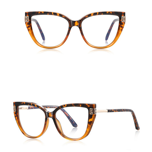 Okulary Komputerowe Damskie Techsuit 2259, Anti-Blue Light, Brązowe