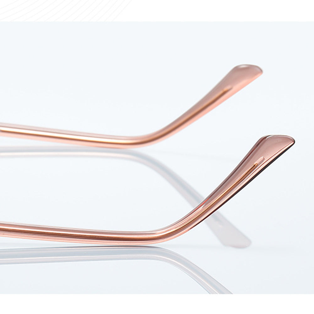 Techsuit 2260 Women's Computer Glasses, Anti-Blue Light, Black Gold