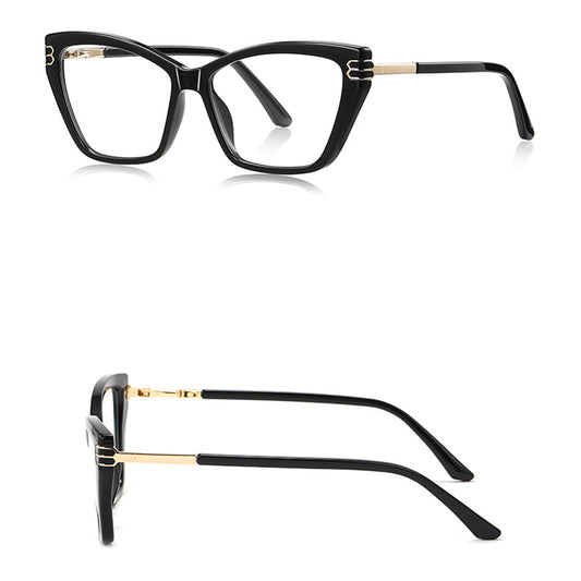 Okulary Komputerowe Damskie Techsuit 2262, Anti-Blue Light, Czarne