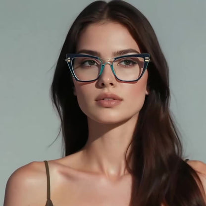 Techsuit 2263 Women's Computer Glasses, Anti-Blue Light, Black