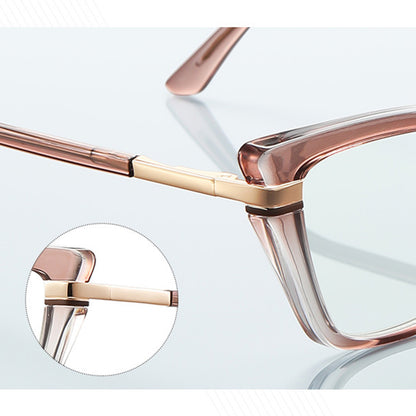 Okulary Komputerowe Damskie Techsuit 2271, Anti-Blue Light, Czarne