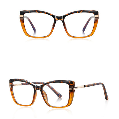 Okulary Komputerowe Damskie Techsuit 2273, Anti-Blue Light, Brązowe