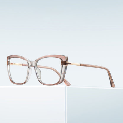 Okulary Komputerowe Damskie Techsuit 2273, Anti-Blue Light, Brązowe