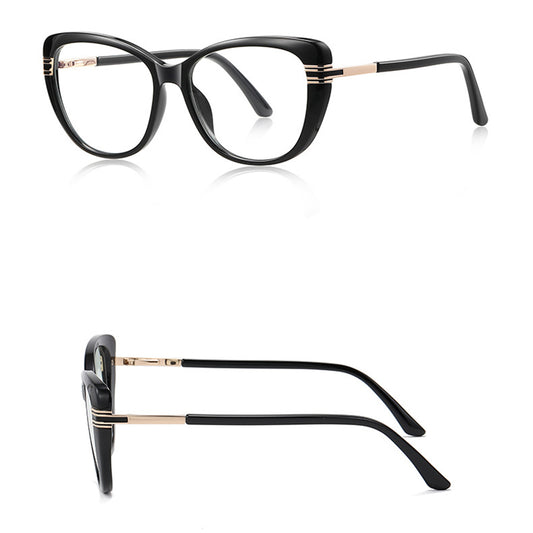 Okulary Komputerowe Damskie Techsuit 2274, Anti-Blue Light, Czarne