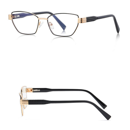 Techsuit 3162 Women's Computer Glasses, Anti-Blue Light, Black