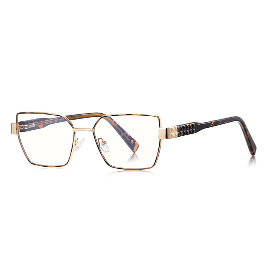 Okulary Komputerowe Damskie Techsuit 3169, Anti-Blue Light, Brązowe