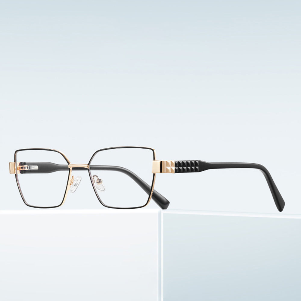 Okulary Komputerowe Damskie Techsuit 3169, Anti-Blue Light, Brązowe