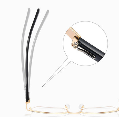 Okulary Komputerowe Damskie Techsuit 3169, Anti-Blue Light, Brązowe