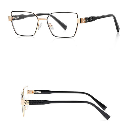 Okulary Komputerowe Damskie Techsuit 3169, Anti-Blue Light, Czarne