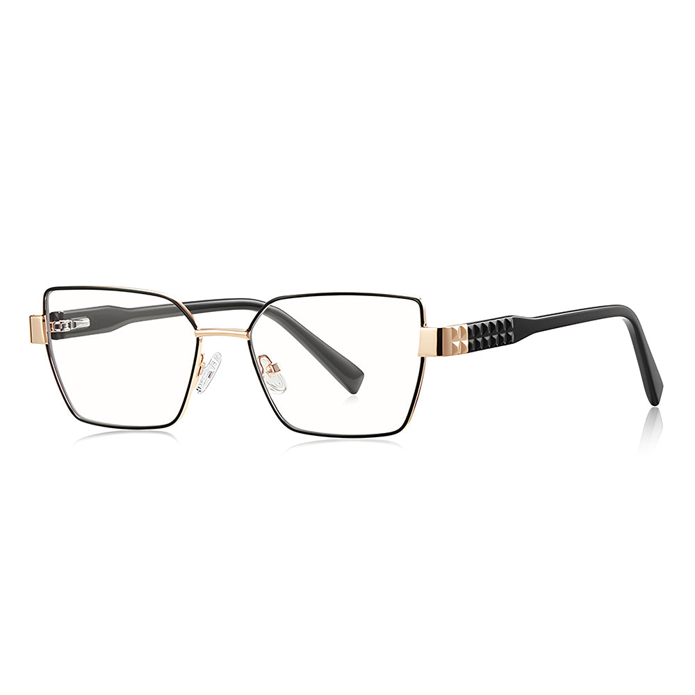 Okulary Komputerowe Damskie Techsuit 3169, Anti-Blue Light, Czarne