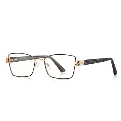 Okulary Komputerowe Damskie Techsuit 3171, Anti-Blue Light, Czarne