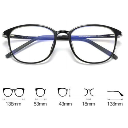Techsuit F2822 Women's Computer Glasses, Anti-Blue Light, Purple