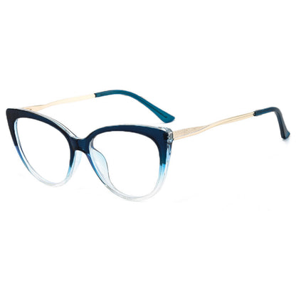 Okulary do komputera damskie Techsuit F5018-C8, antyniebieskie, niebieskie