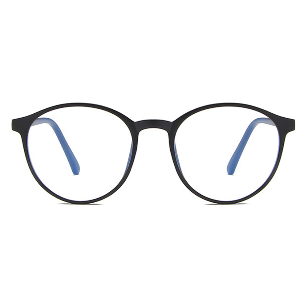 Okulary do komputera damskie Techsuit F8551-C2, antyniebieskie, czarne