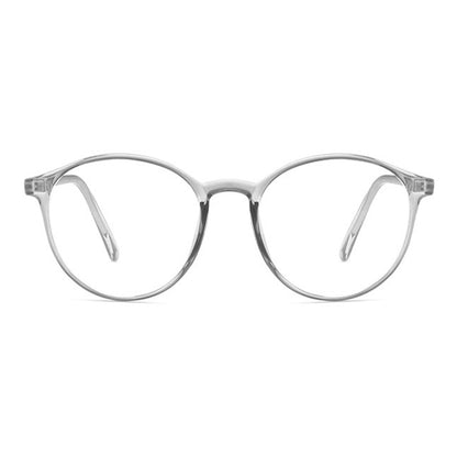 Okulary komputerowe damskie Techsuit F8551-C7, antyniebieskie światło, szare